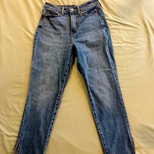 Old Navy Higher High Rise OG Straight with Split Hem